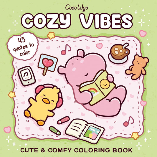 Cozy Vibes - Cozy Coloring Books