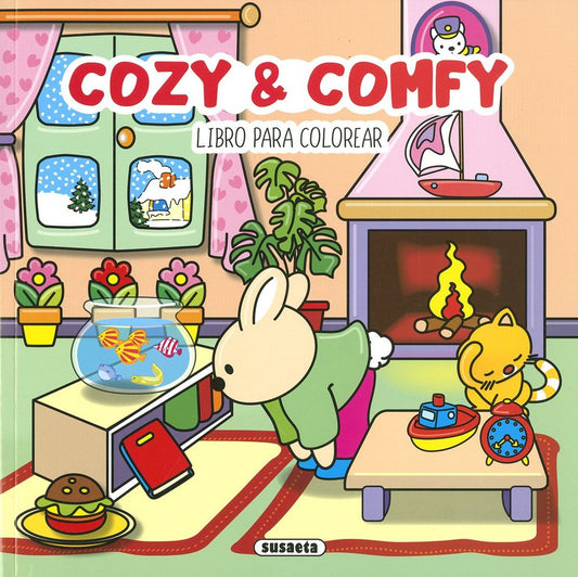 Cozy and Comfy: Libro para colorear